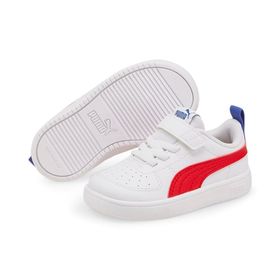 Puma Rickie Ac Inf Beyaz-Kırmızı Çocuk Spor Ayakkabı