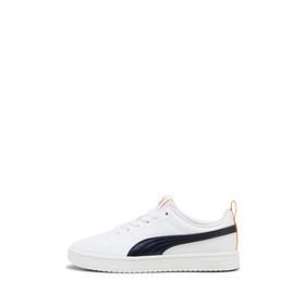 Puma Rickie Jr White-New Navy-Dark Poppy Erkek Çocuk-Unisex Günlük Spor Ayakkabı