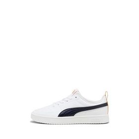 Puma Rickie Jr White-New Navy-Dark Poppy Erkek Çocuk-Unisex Günlük Spor Ayakkabı