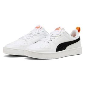 Puma Rickie Jr White-New Navy-Dark Poppy Erkek Çocuk-Unisex Günlük Spor Ayakkabı