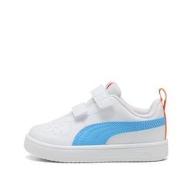 Puma Rickie V Inf White-Team Light Blue-Orange Glo Erkek Çocuk-Unisex Günlük Spor Ayakkabı