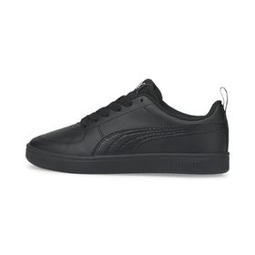 Puma Rickie Youth Trainers Black Black Glacier Gray Çocuk Spor Ayakkabı
