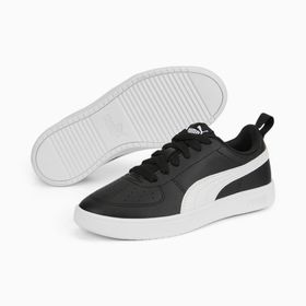 Puma Rickie Youth Trainers Black White Çocuk Spor Ayakkabı