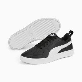Puma Rickie Youth Trainers Black White Çocuk Spor Ayakkabı