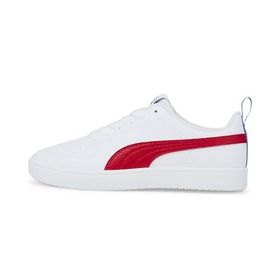 Puma Rickie Youth Trainers White High Risk Red-Dazzling Blue Çocuk Spor Ayakkabı