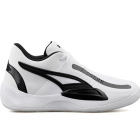 Puma Rise Nitro 37701209 Siyah Beyaz Erkek Basketbol Ayakkabısı