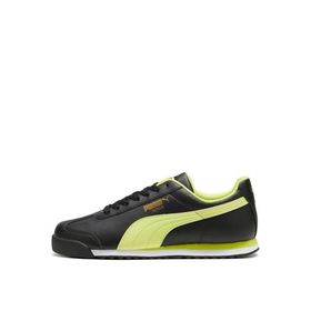 Puma Roma Basic Black-Lime Sheen Unisex Yetişkin Spor Ayakkabı