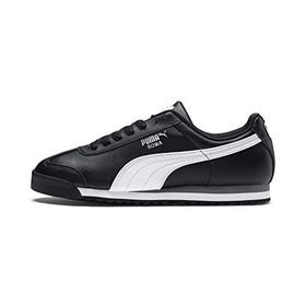 Puma Roma Basic Sneaker Black-White-Silver Erkek Spor Ayakkabı