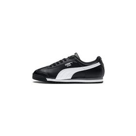 Puma Roma Basic Trainers Black White Silver Unisex Yetişkin Spor Ayakkabı