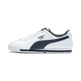 Puma Roma Basic Trainers White New Navy Uniseks Spor Ayakkabı