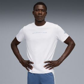 Puma Run Club Graphic Erkek Beyaz Tişört