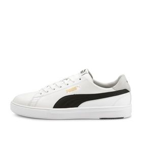 Puma Serve Pro Lite Trainers Black White Team Gold Uniseks Spor Ayakkabı