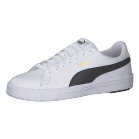 Puma Serve Pro Lite Trainers Black White Team Gold Uniseks Spor Ayakkabı