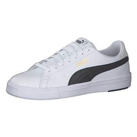 Puma Serve Pro Lite Trainers Black White Team Gold Uniseks Spor Ayakkabı