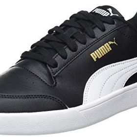Puma Shuffle Black White Team Gold Unisex Spor Ayakkabı