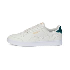 Puma Shuffle Perf Vaporous Gray-Varsity Green Team Gold Uniseks Spor Ayakkabı
