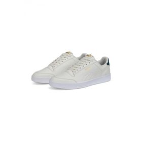 Puma Shuffle Perforated Vaporous Gray Varsity Green Team Gold Kadın Ayakkabı