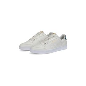 Puma Shuffle Perforated Vaporous Gray Varsity Green Team Gold Kadın Ayakkabı