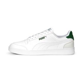 Puma Shuffle White-Vapor Gray-Archive Green Erkek Spor Ayakkabı