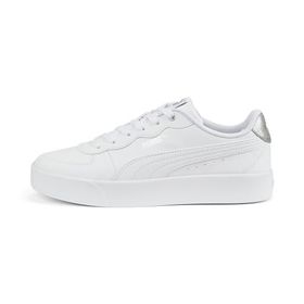 Puma Skye Clean Distressed White Silver Kadın Futbol Ayakkabısı