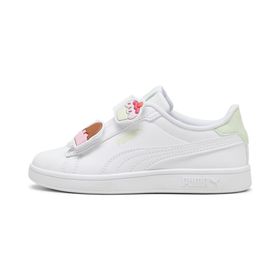 Puma Smash 3.0 Badges V PS-Puma White-Green Illusion Low Kadın Bot