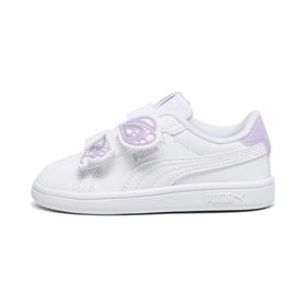 Puma Smash 3.0 Bfly V Inf Female White-Vivid Violet-Silver Günlük Spor Ayakkabı