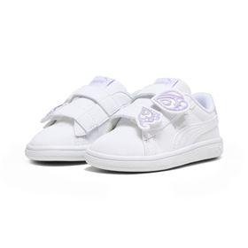 Puma Smash 3.0 Bfly V Inf-Puma White-Vivid Violet-Puma Silver Low Kadın Bot