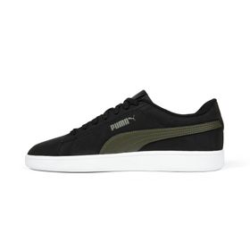 Puma Smash 3.0 Buck Black Dark Olive Uniseks Spor Ayakkabı