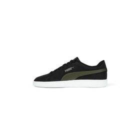 Puma Smash 3.0 Buck Black Dark Olive Unisex Spor Ayakkabısı