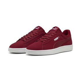 Puma Smash 3.0 Buck Dark Crimson White Yetişkin Unisex Spor Ayakkabı