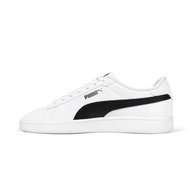 Puma Smash 3.0 Buck Sneakers Black White Uniseks Spor Ayakkabı