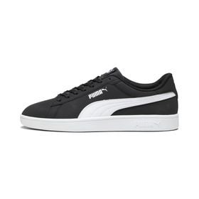 Puma Smash 3.0 Buck Sneakers Black White Uniseks Spor Ayakkabı
