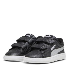 Puma Smash 3.0 Glit Glam V In-Puma Black-Puma Silver-Puma White Low Kadın Bot