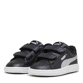 Puma Smash 3.0 Glit Glam V In-Puma Black-Puma Silver-Puma White Low Kadın Bot
