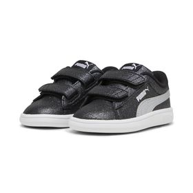 Puma Smash 3.0 Glit Glam V In-Puma Black-Puma Silver-Puma White Low Kadın Bot