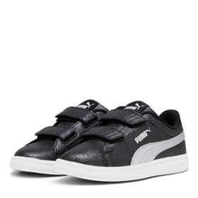 Puma Smash 3.0 Gliz Glam V PS-Puma Black-Puma Silver-Puma White Low Kadın Bot