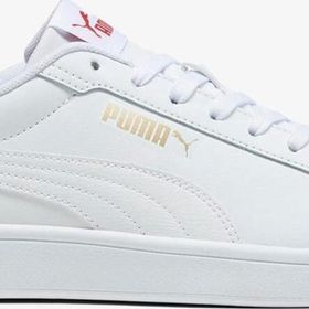 Puma Smash 3.0 L Beyaz-Kırmızı Unisex Sneaker Ayakkabı
