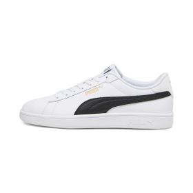Puma Smash 3.0 L White Black Gold Unisex Spor Ayakkabı