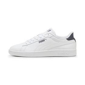 Puma Smash 3.0 L White Galactic Gray Uniseks Spor Ayakkabı