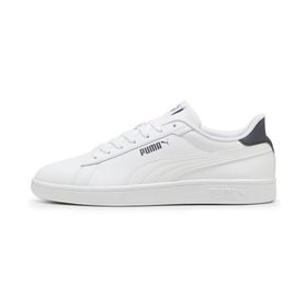 Puma Smash 3.0 L White Galactic Gray Uniseks Spor Ayakkabı
