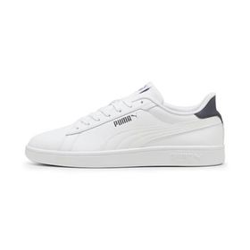 Puma Smash 3.0 L White Galactic Gray Uniseks Spor Ayakkabı