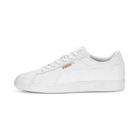 Puma Smash 3.0 L White White Gold Uniseks Spor Ayakkabı