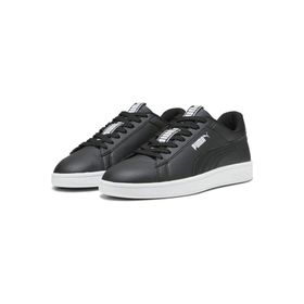 Puma Smash 3.0 Logobsession Bağcıklı Siyah Unisex Spor Ayakkabı