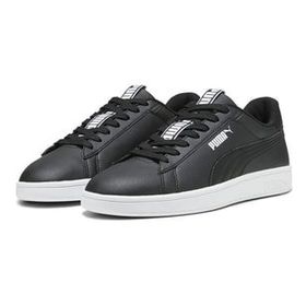 Puma Smash 3.0 Logobsession Bağcıklı Siyah Unisex Spor Ayakkabı