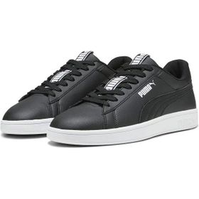 Puma Smash 3.0 Logobsession Bağcıklı Siyah Unisex Spor Ayakkabı