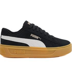 Puma Smash Platform V3 Sd 39194202 Siyah Süet Platform Kadın Günlük Ayakkabı