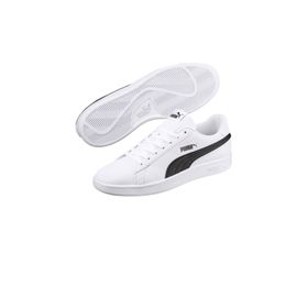 Puma Smash V2 Buck Black White Unisex Çocuk Spor Ayakkabı