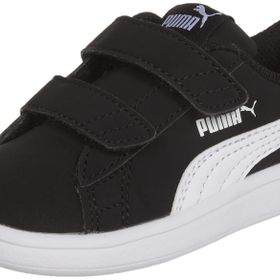 Puma Smash V2 Buck Black White Unisex Çocuk Spor Ayakkabı