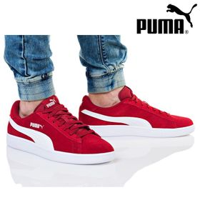 Puma Smash V2 Dahlia 364989-06 Kırmızı Erkek Spor Ayakkabı