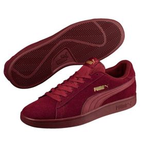 Puma Smash V2 Erkek Spor Ayakkabı Bordo